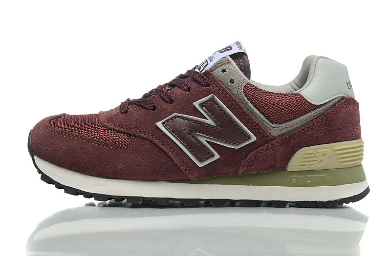 Chaussure New Balance Running 574 Marron Pour Homme